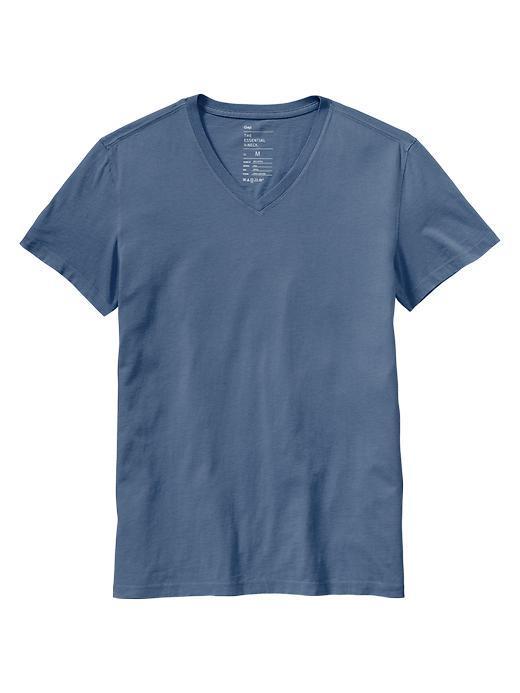 Gap The Essential V Neck T - Cornflower