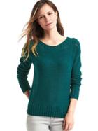 Gap Chunky Pointelle Sweater - Savvy Teal