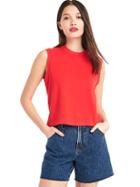 Gap Women The Archive Re Issue Sleeveless Tee - Tomato Sauce