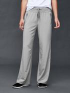 Gap Wide Leg Studio Pants - Gray Matter
