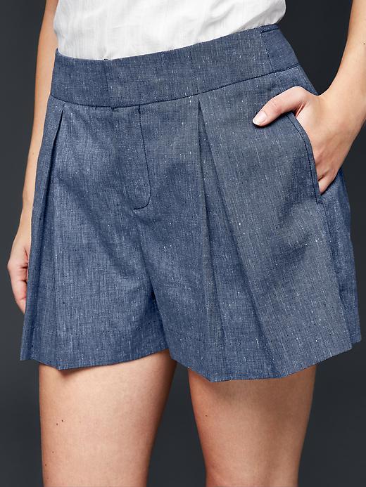 Gap Women Sailor Shorts - Dark Chambray