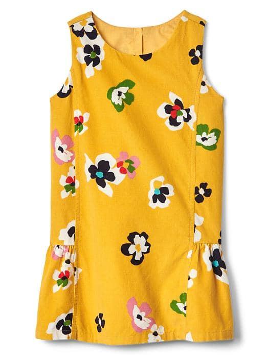 Gap Corduroy Jumper - Yellow Buttercup