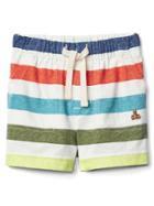Gap Stripe Shorts - White Multi Stripe