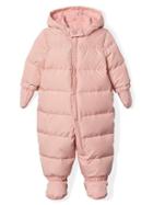 Gap Ecopuffer Down Snowsuit - Pink Dust