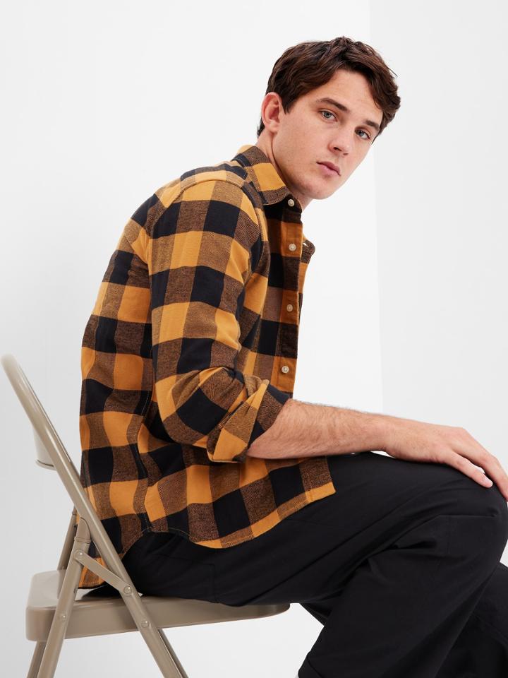 100% Organic Cotton Flannel Shirt