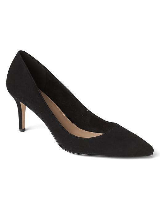 Gap Women Suede Point Toe Pumps - True Black
