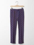 Gap Print Soft Pants - Matisse Blue