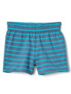 Gap Stripe Reversible Shorts - Blue