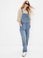 '90s Loose Overalls With Washwell
