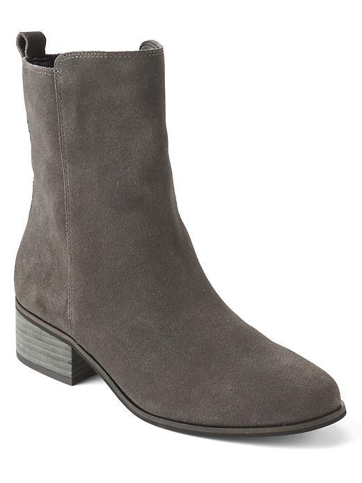 Gap Women Side Zip Boots - Charcoal
