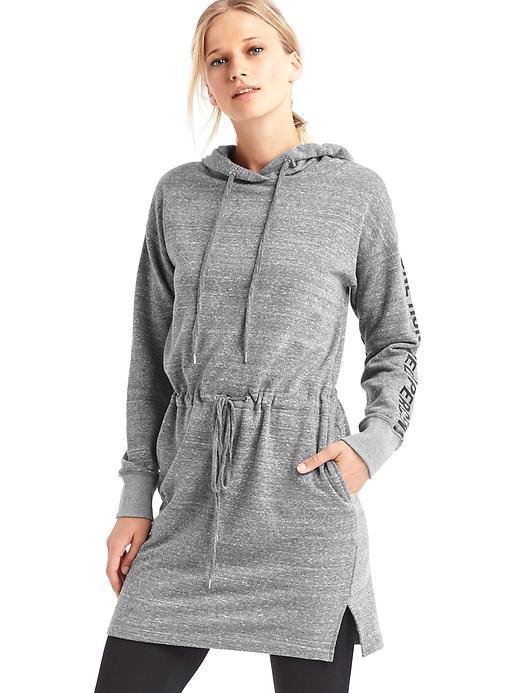 Gap Women X Red Tunic Hoodie - Medium Grey