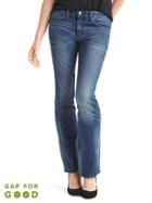 Gap Women Washwell Mid Rise Perfect Boot Jeans - Imperial Indigo