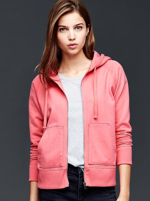 Gap Women Essential Fleece Hoodie - Pink Heart