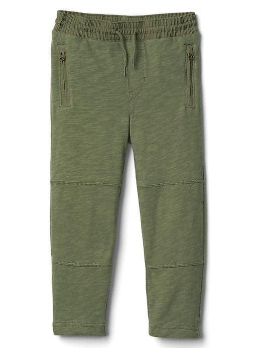 Gap Zip Jersey Pants - Desert Cactus