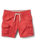 Gap Poplin Beachcomber Shorts - Buoy Red