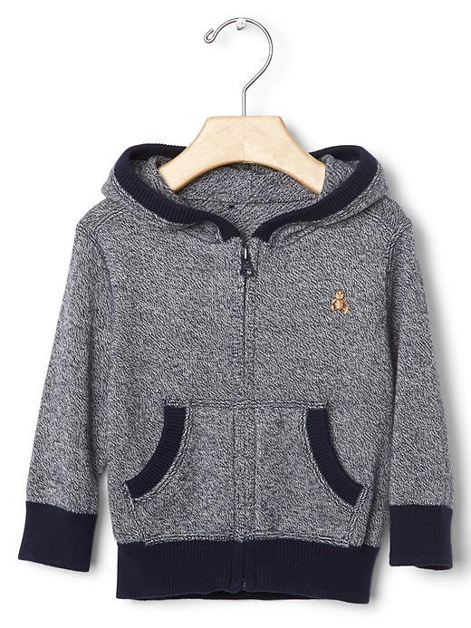Gap Marl Sweater Hoodie - Dark Night