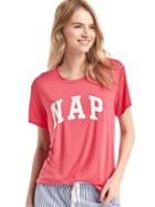 Gap Women Mix And Match Short Sleeve Sleep Shirt - Watermelon