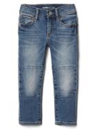 Gap High Stretch Knee Patch Slim Jeans - Medium Wash