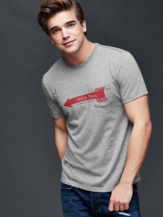 Gap Men Destination Graphic Tee - Midnight Fog