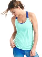 Gap Women Medium Impact Double Layer Shelf Tank - Bleached Aqua