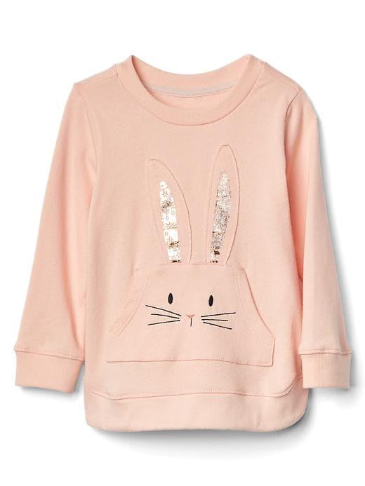 Gap Animal Tunic Pullover - Bunny