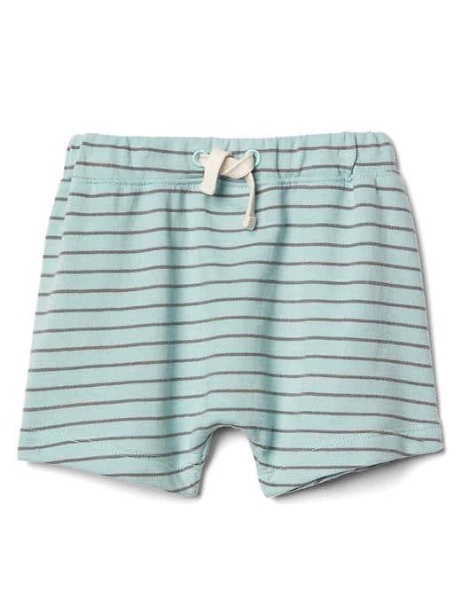 Gap Women Stripe Pull On Shorts - Fresh Water