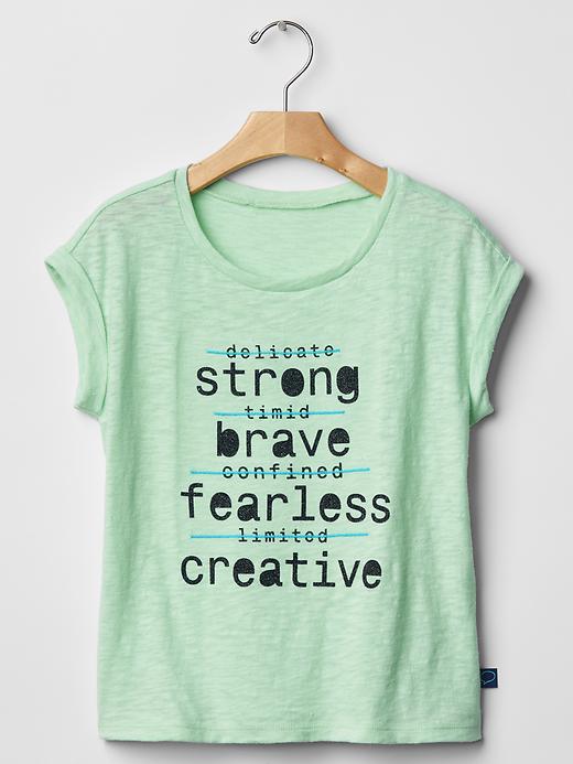 Gap Gapkids X Ed Embellished Graphic Tee - Rainshower