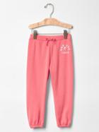 Gap Beach Graphic Sweats - Neon Flamingo