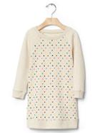 Gap Dotty Quilted Sleeves Sweatshirt - Oatmeal Heather