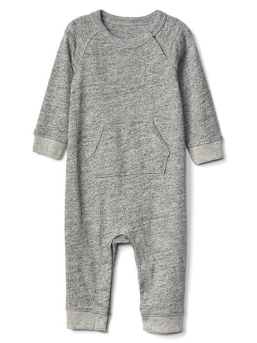 Gap Kanga Slub One Piece - Light Grey Marle