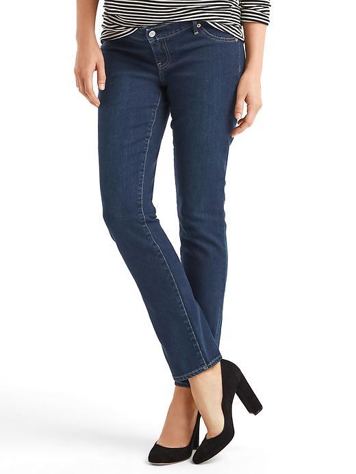 Gap Authentic 1969 Inset Panel Real Straight Jeans - Dark Indigo