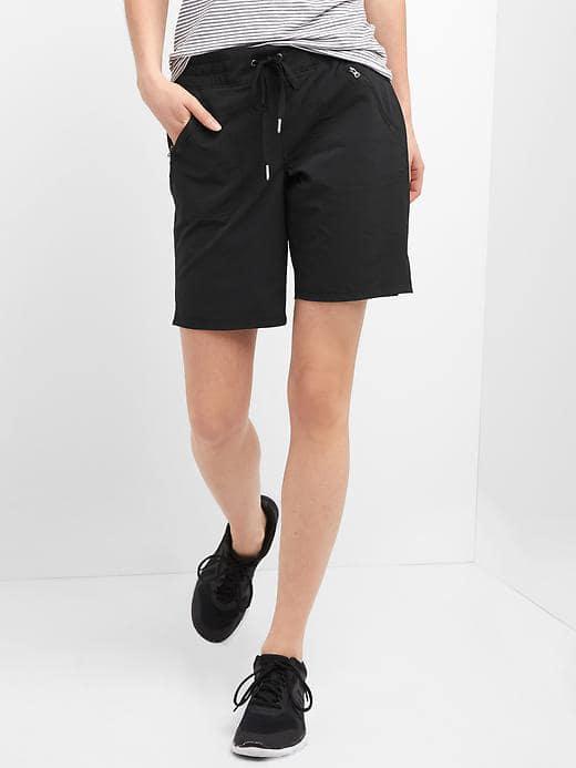 Gap Women Gapfit Ripstop Hiking Shorts - Black