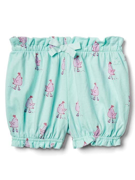 Gap Print Bubble Shorts - Ballerina Blue