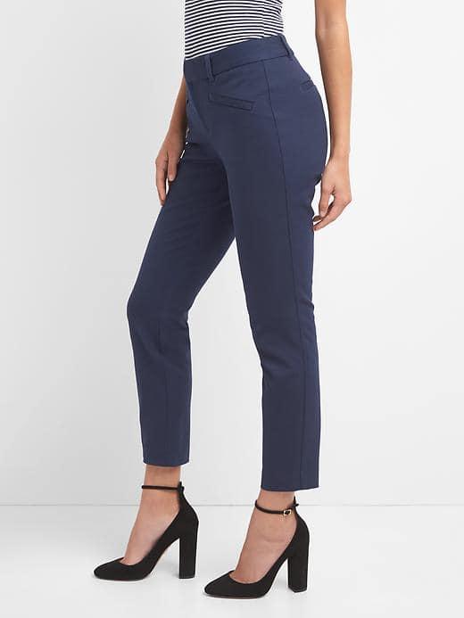 Gap Women Curvy Skinny Ankle Pants - True Indigo