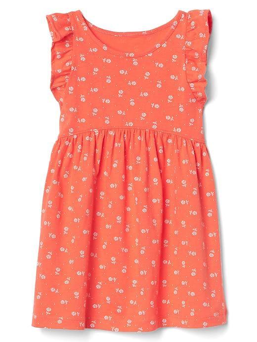 Gap Print Flutter Dress - Ditsy Print