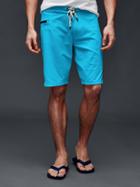Gap Men Performance Stretch Board Shorts 10 - Cyan Blue