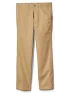 Gap Men Classic Straight Fit Khakis - Cream Caramel