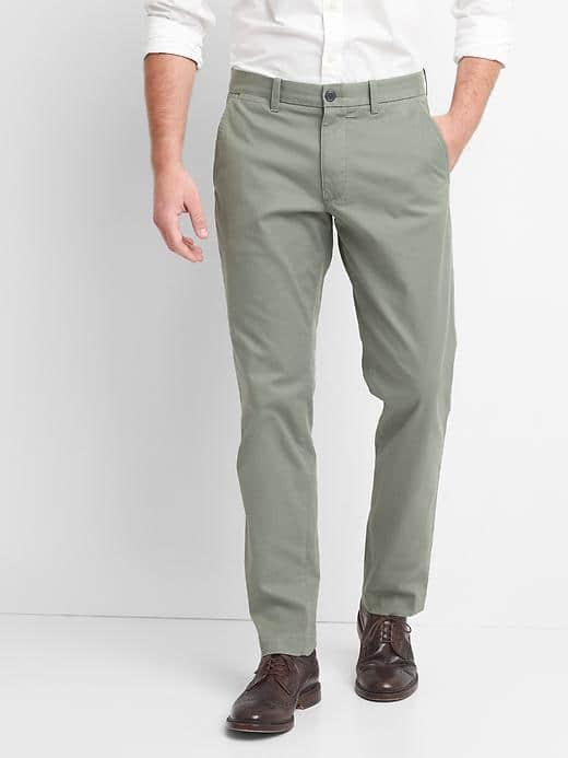 Gap Women Classic Stretch Slim Fit Khakis - Vintage Flight