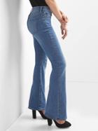 Gap Women Mid Rise Curvy Perfect Boot Jeans - Medium Indigo