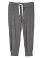 Gap Women Ribbed Crop Joggers - Heathered Graphite