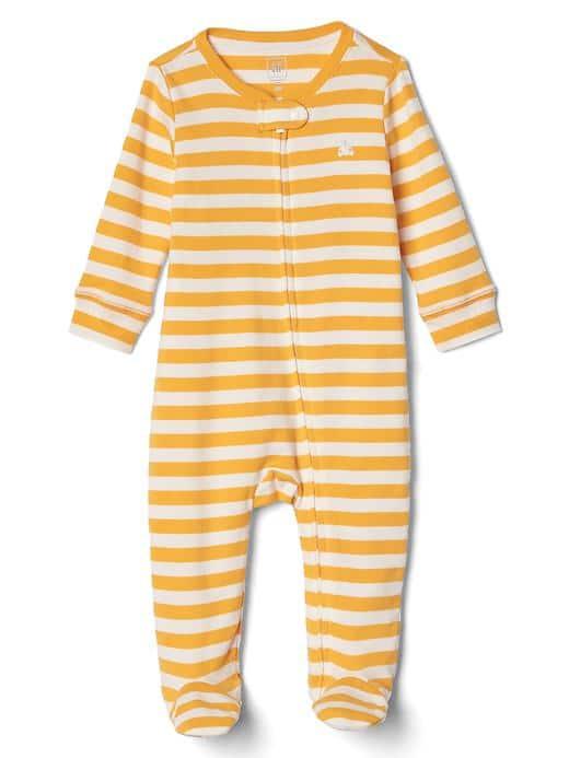 Gap Print Footed Zip One Piece - Kayak Stripe