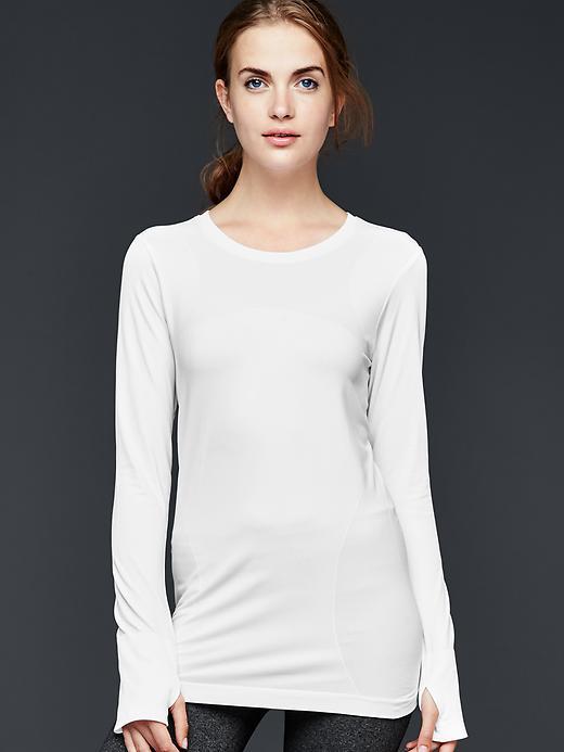 Gap Women Gapfit Motion Long Sleeve Tee - White