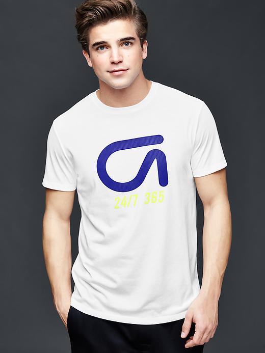 Gap Men Gdry Graphic T Shirt - White