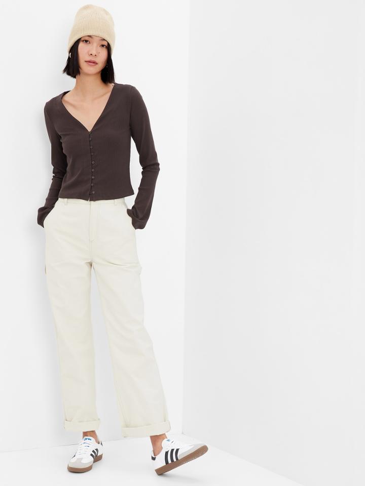 Rib Cardigan