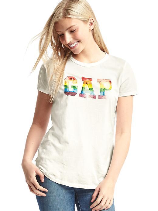 Gap Women X Glaad Logo Tee - White