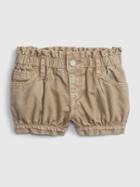 Baby Khaki Bubble Short With Washwell