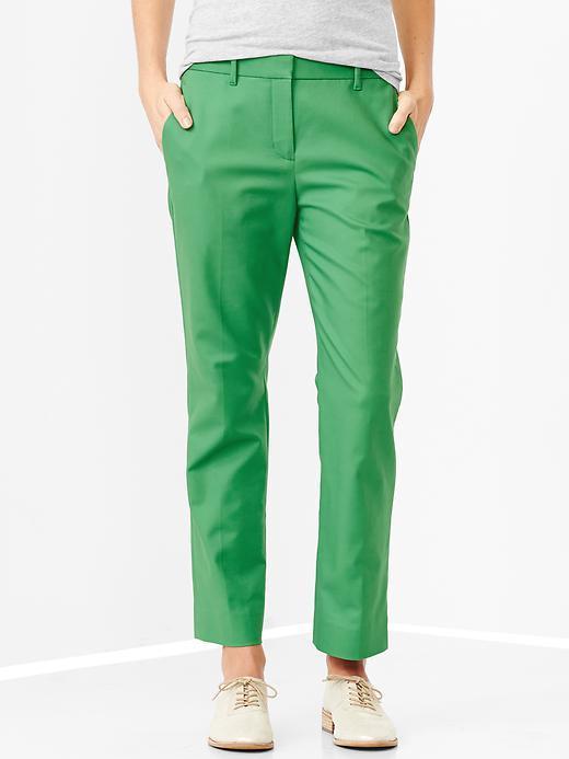 Gap Tailored Crop Pants - Rose Leaf