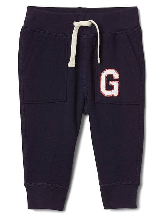 Gap Logo Terry Pants - Dark Night