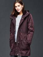 Gap Three In One Parka Jacket - Rich Eggplant