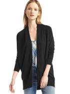 Gap Women Easy Open Front Cardigan - True Black Knit